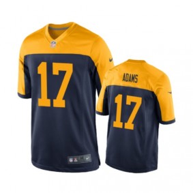 Green Bay Packers #17 Davante Adams Navy Nike Game Jersey - Men's