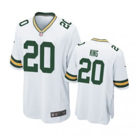 Green Bay Packers #20 Kevin King White Nike Game Jersey - Men's