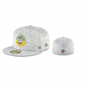 Green Bay Packers Gray 2020 NFL Sideline Official 59FIFTY Fitted Hat