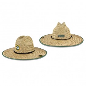 Green Bay Packers Natural 2020 NFL Summer Sideline Official Straw Hat