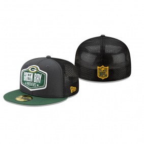 Green Bay Packers Graphite Green 2021 NFL Draft 59FIFTY Hat