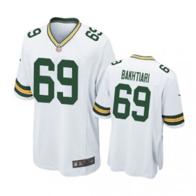 Green Bay Packers #69 David Bakhtiari White Nike Game Jersey - Men's