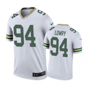 Green Bay Packers #94 Dean Lowry Nike color rush White Jersey