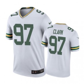 Green Bay Packers #97 Kenny Clark Nike color rush White Jersey