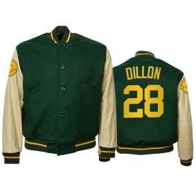 Green Bay Packers A.J. Dillon Green 1950 Authentic Vintage Jacket