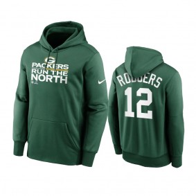 Green Bay Packers Aaron Rodgers Green 2021 NFC North Division Champions Hoodie