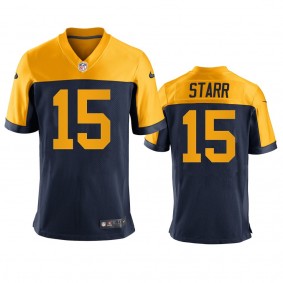 Green Bay Packers Bart Starr 2021 Navy Throwback New Jersey
