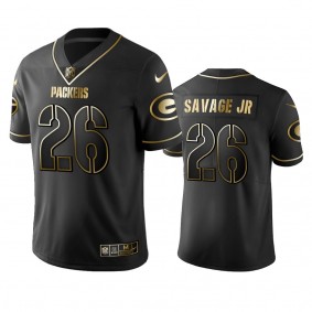 Green Bay Packers Darnell Savage Jr. Black 2019 Vapor Limited Golden Edition Jersey
