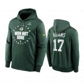 Green Bay Packers Davante Adams Green 2020 NFC North Division Champions Trophy Collection Pullover Hoodie