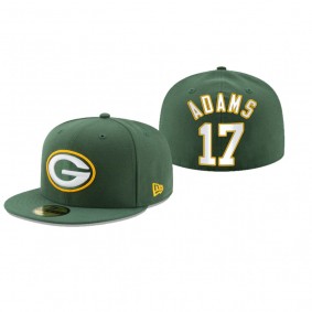 Green Bay Packers Davante Adams Green Omaha 59FIFTY Fitted Hat