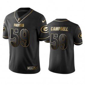 Packers De'Vondre Campbell Black Golden Edition Vapor Limited Jersey