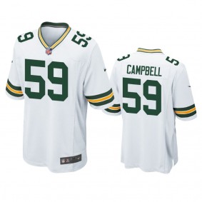 Green Bay Packers De'Vondre Campbell White Game Jersey