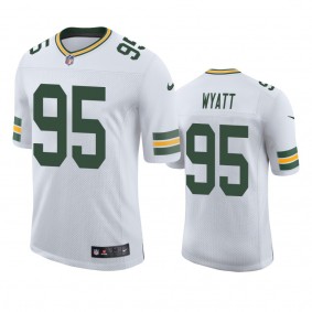 Green Bay Packers Devonte Wyatt White 2022 NFL Draft Vapor Limited Jersey