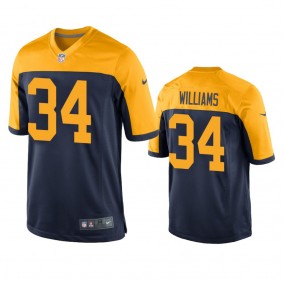 Green Bay Packers Dexter Williams Navy Throwback Game Jersey