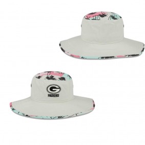 Men's Green Bay Packers Khaki Retro Beachin' Bucket Hat