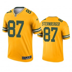 Green Bay Packers Jace Sternberger Gold 2021 Inverted Legend Jersey