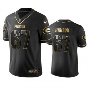 Packers Jake Hanson Black Golden Edition Vapor Limited Jersey