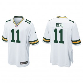 Men's Green Bay Packers Jayden Reed White 2023 NFL Draft Game Jersey