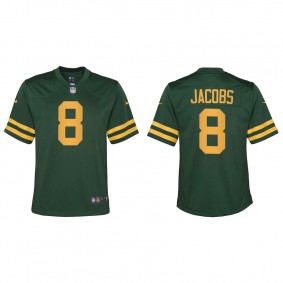 Youth Green Bay Packers Josh Jacobs Green Alternate Game Jersey