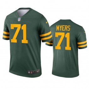 Green Bay Packers Josh Myers Green Alternate Legend Jersey - Men's