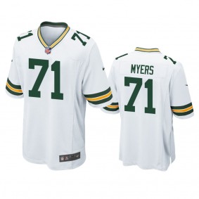 Green Bay Packers Josh Myers White Game Jersey