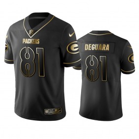 Packers Josiah Deguara Black Golden Edition Vapor Limited Jersey
