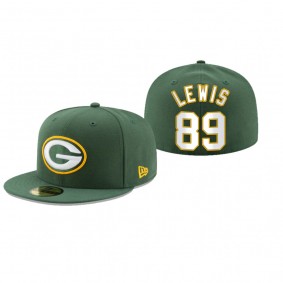 Green Bay Packers Marcedes Lewis Green Omaha 59FIFTY Fitted Hat
