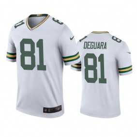 Green Bay Packers Josiah Deguara White Color Rush Legend Jersey