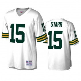 Green Bay Packers Bart Starr White Legacy Replica Jersey