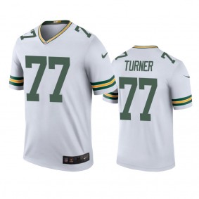 Green Bay Packers #77 Billy Turner White Color Rush Legend Jersey - Men's