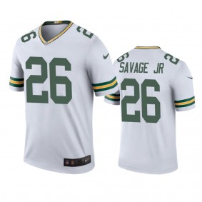 Green Bay Packers Darnell Savage Jr. White 2019 NFL Draft Color Rush Legend Jersey