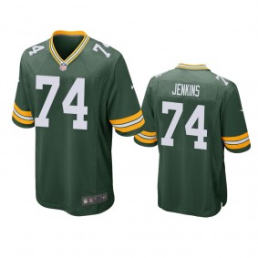 Green Bay Packers Elgton Jenkins Green 2019 NFL Draft Game Jersey