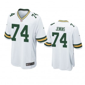 Green Bay Packers Elgton Jenkins White 2019 NFL Draft Game Jersey
