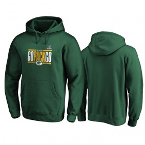 Green Bay Packers Green 2019 NFL Playoffs Hometown Checkdown Pullover Hoodie