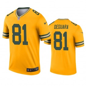 Green Bay Packers Josiah Deguara Gold Inverted Legend Jersey