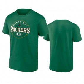 Green Bay Packers Kelly Green St. Patrick's Day Lucky T-Shirt
