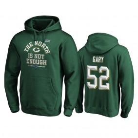 Green Bay Packers Rashan Gary Green 2019 NFC North Division Champions Cover Two Pullover Hoodie