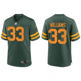 Men's Evan Williams Green Bay Packers Green Alternate Game Jersey