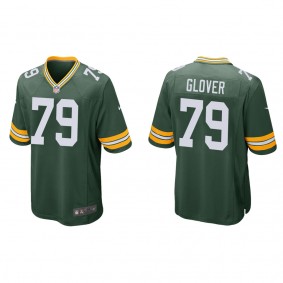 Men's Travis Glover Green Bay Packers Green Game Jersey