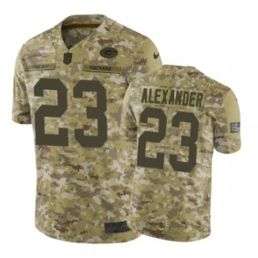 Green Bay Packers #23 2018 Salute to Service Jaire Alexander Jersey Camo -Nike Limited