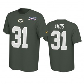 Green Bay Packers Adrian Amos Green 100th Season Player Pride T-Shirt