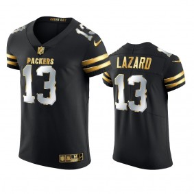 Green Bay Packers Allen Lazard Black 2020-21 Golden Edition Elite Jersey - Men's