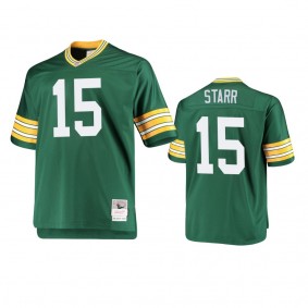 Green Bay Packers Bart Starr Green Retired Throwback Jersey
