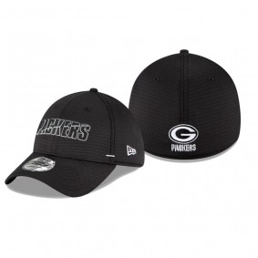 Green Bay Packers Black 2020 NFL Summer Sideline 39THIRTY Flex Hat