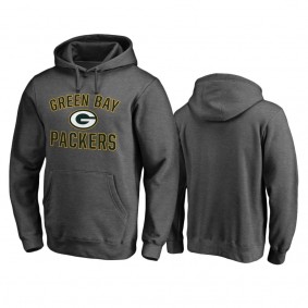 Green Bay Packers Charcoal Victory Arch Pullover Hoodie
