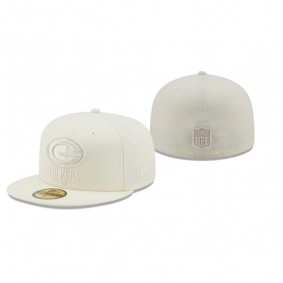 Green Bay Packers Cream Color Pack 59FIFTY Fitted Hat