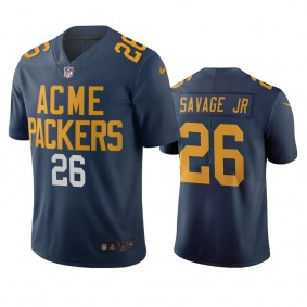 Green Bay Packers Darnell Savage Jr. Navy City Edition Vapor Limited Jersey