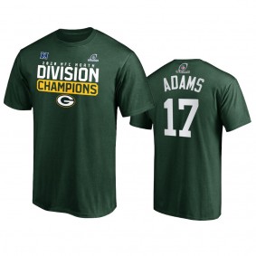 Green Bay Packers Davante Adams Green 2020 NFC North Division Champions T-Shirt