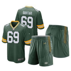 Green Bay Packers David Bakhtiari Green Game Shorts Jersey