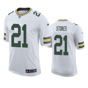 Eric Stokes Green Bay Packers White Vapor Limited Jersey